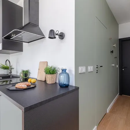 Apartmán Superapart Bokserska 71A Ministudio - Near Chopin Airport Varšava